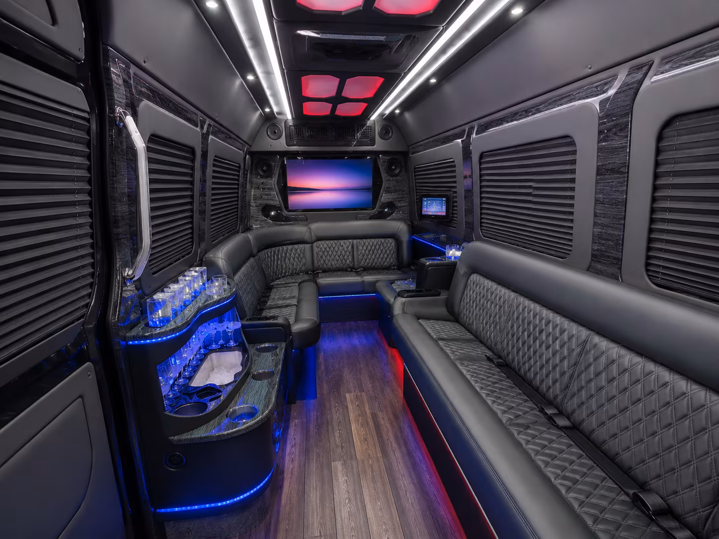 asheville 20 passenger party bus