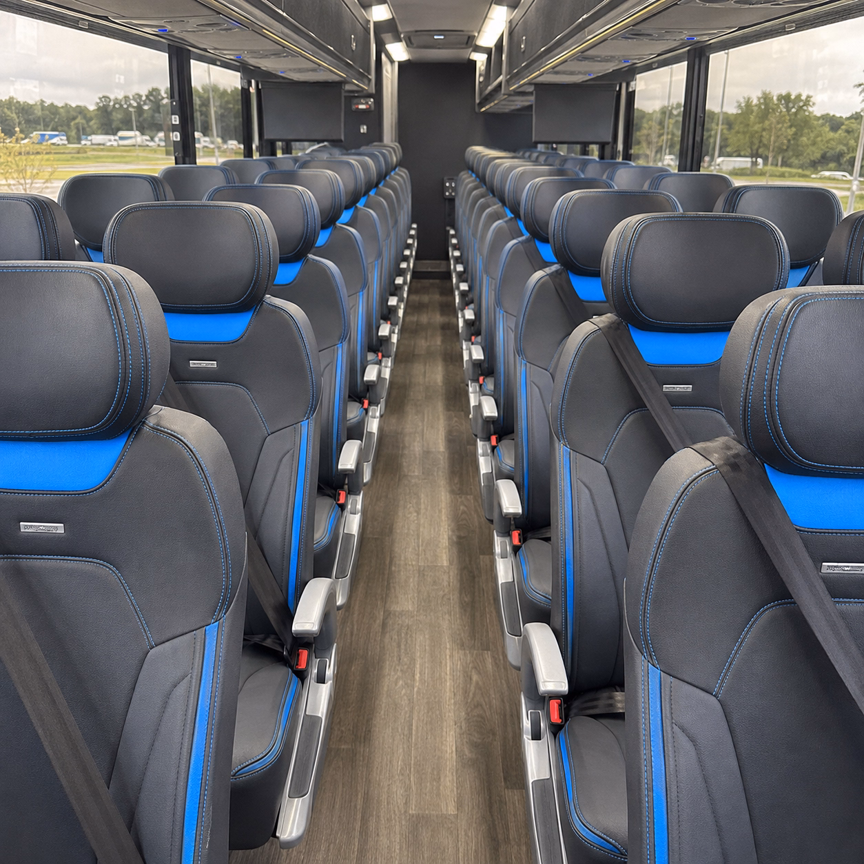 asheville bus rental service area