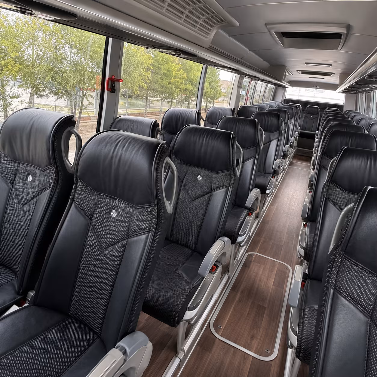 asheville charter bus services inside
