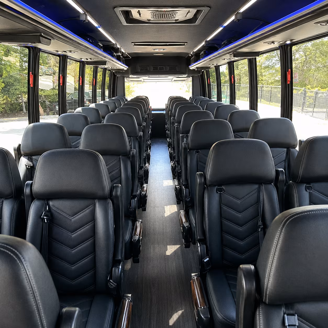 asheville employee transportation onboard seating