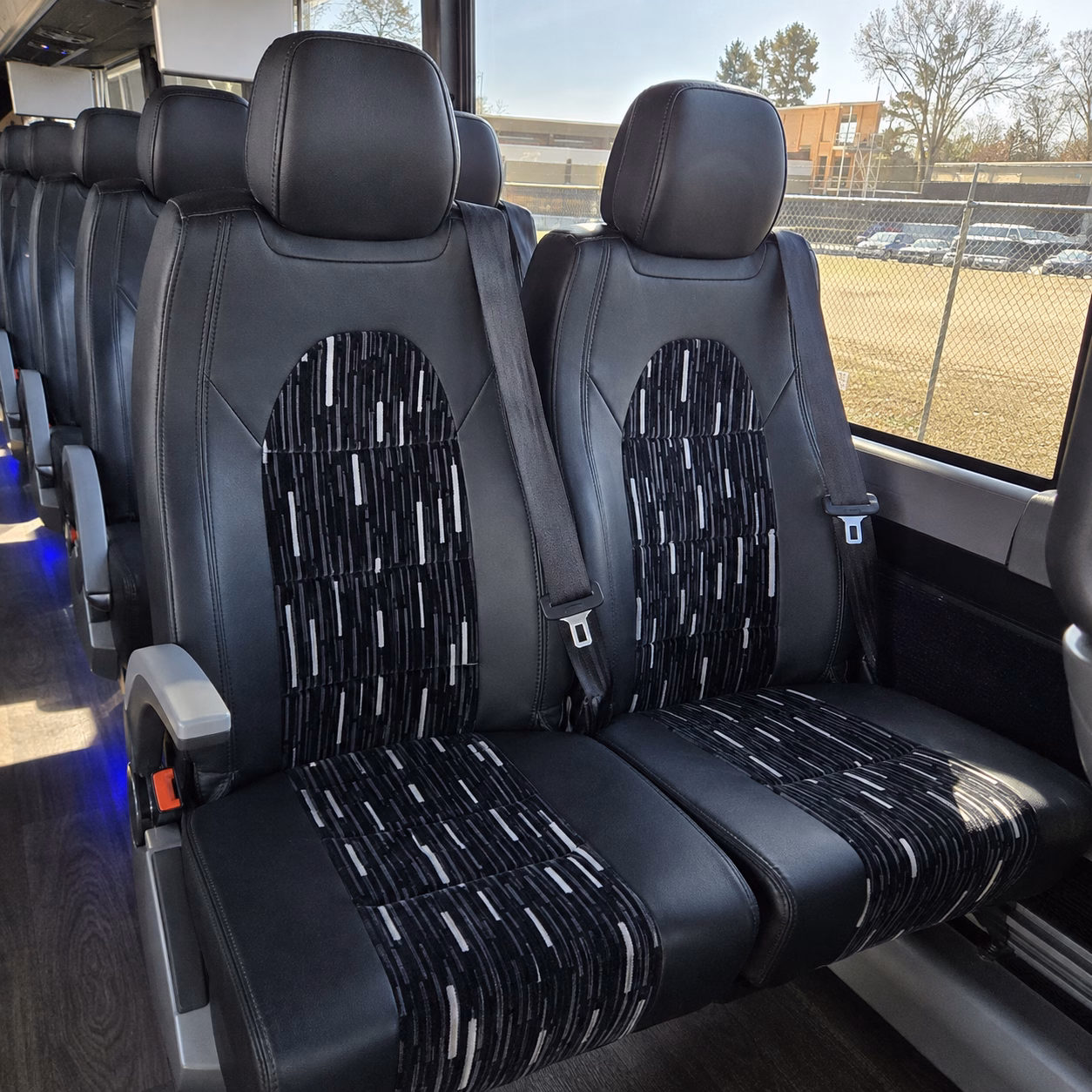 asheville long distance transportation onboard seating