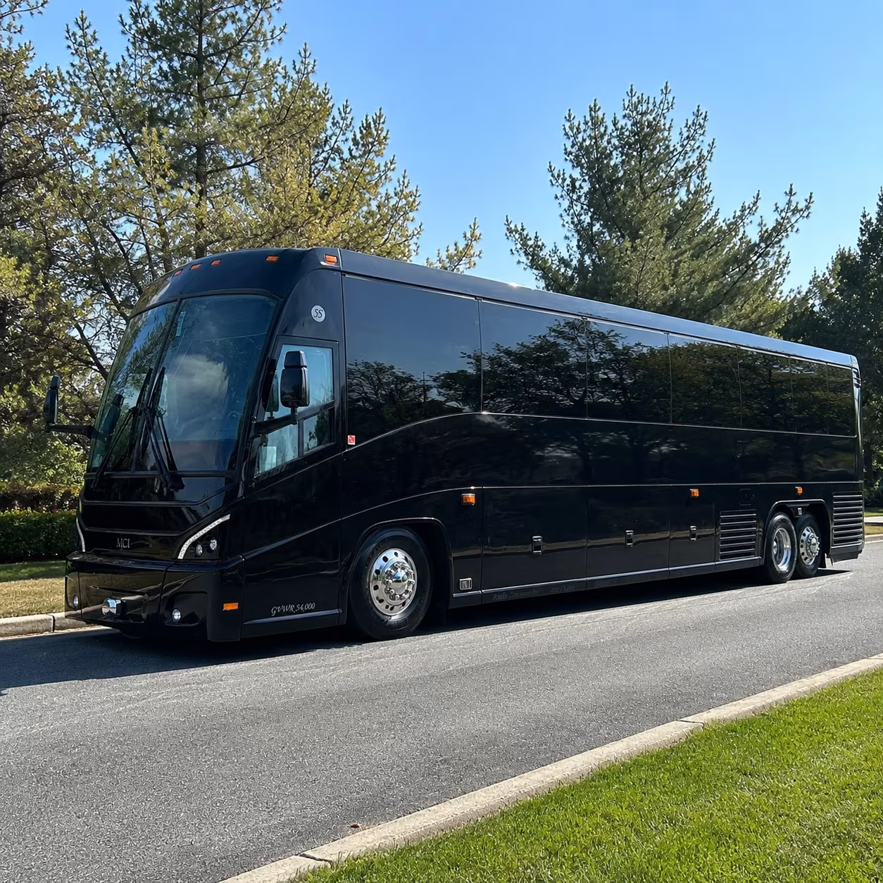 charter bus transfers between asheville and regional military installations